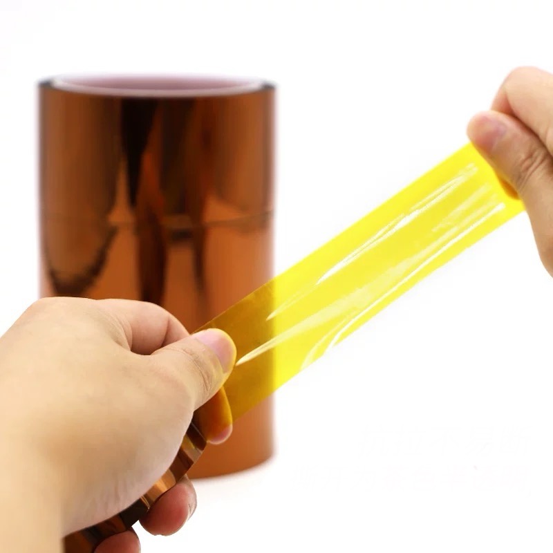 Best Selling|Gold Finger Electronics Polyimide Tape Kapton|Amber Gold|PCB Gold Finger Protection|0.05mm Thickness|Support OEM Customization|https://www.lvmeikapton.com/